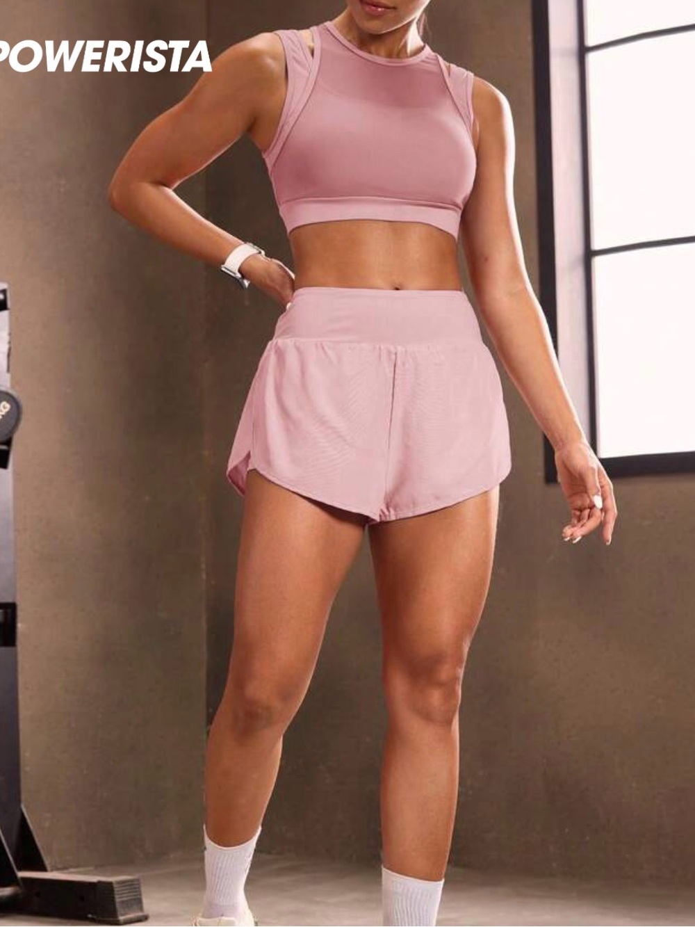 Women’s SHEIN Powerista Shorts - Pink - Size Medium